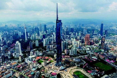 Pencakar Langit Tertinggi Kedua di Dunia Resmi Dibuka