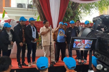 Diminta Joget, Prabowo: Nanti Dimarahi, Saya Sudah Dikasih Nilai Rendah Loh...
