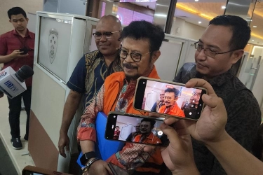 Selesai Diperiksa soal Kasus Firli, SYL: Ini Pemeriksaan Kesekian Kali, Saya Kooperatif