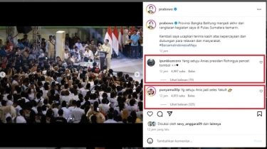 Prabowo Unggah Kegiatannya di Bangka Belitung, Anies Diminta Warganet Jadi Presiden Rohingya dan Sales