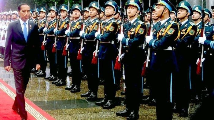 Bertemu Presiden Vietnam, Jokowi Disambut secara Kenegaraan