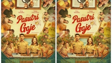 Bukan Cuma Reza Rahadian dan BCL, Semua Karakter Pendukung Film Pasutri Gaje Ada di Poster Terbaru