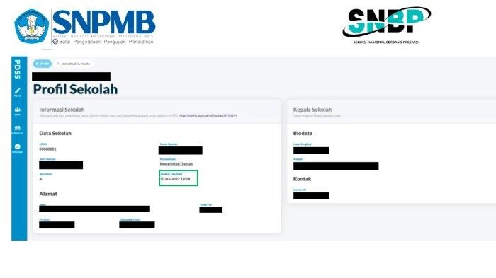Cara Pengisian PDSS Sekolah untuk Daftar SNBP 2024 di Portal SNPMB