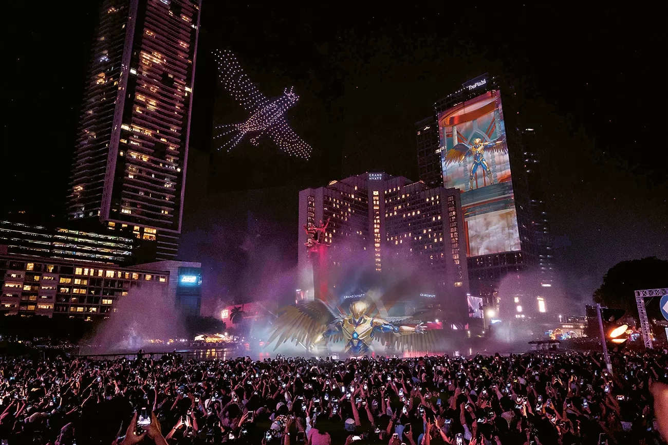 Kerja Keras di Balik Seni Video Mapping yang Kian Populer, Karya Tak Bisa Ditampilkan pada Objek Lain