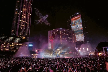 Kerja Keras di Balik Seni Video Mapping yang Kian Populer, Karya Tak Bisa Ditampilkan pada Objek Lain