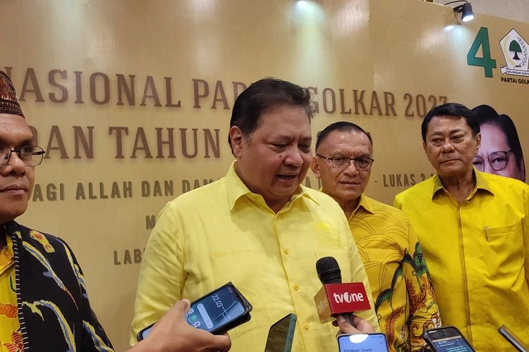 Ingin NTT ''Kuning'' pada 2024, Airlangga Targetkan Golkar 75 Persen Suara