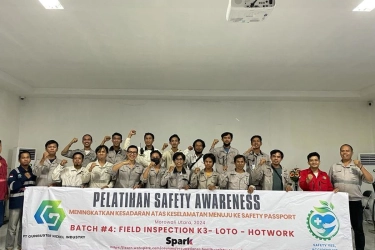 Tingkatkan Kesadaran dan Keterampilan K3, PT GNI Gelar Pelatihan Safety Awareness