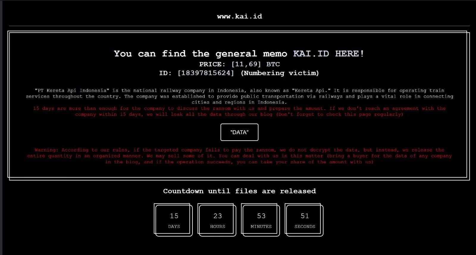 Datanya Dilaporkan Dibobol oleh Hacker, PT KAI Tegaskan Seluruh Data dan Sistem Aman