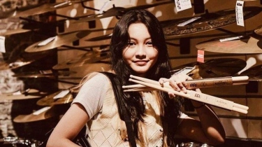 Dica Melo Berjanji Untuk Terus Berlatih Lebih Keras Agar Karirnya Sebagai Drummer Terus Berkembang