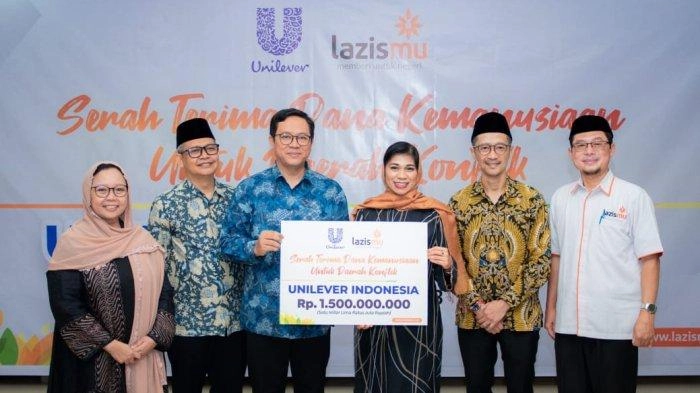 Kolaborasi dengan UNVR, Lazismu Salurkan Bantuan Bagi Korban Terdampak Konflik