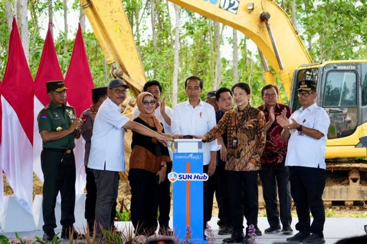 Jokowi ''Groundbreaking'' SUN Hub, Penyedia Material Konstruksi di IKN