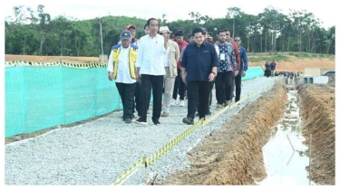 Presiden Jokowi Sebut Training Center PSSI di IKN Bisa Digunakan Juni 2024