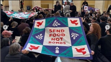 Umat Kristen Demo Bela Palestina Menuntut Gencatan Senjata di Gaza, Ditangkap Polisi di Capitol Hill