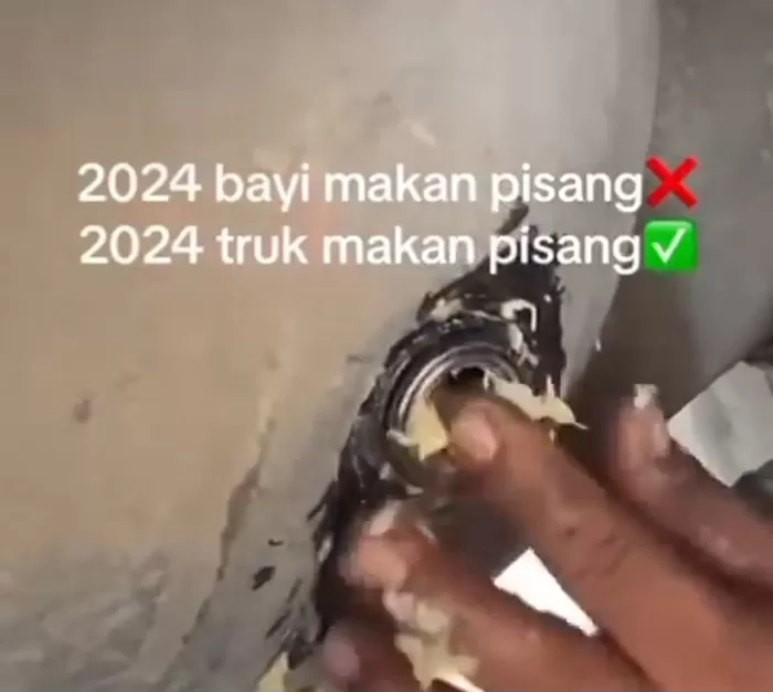 Viral Sopir Masukkan Pisang ke Komponen Mesin Truk, Salah Satu Trik yang Wajib Diwaspadai