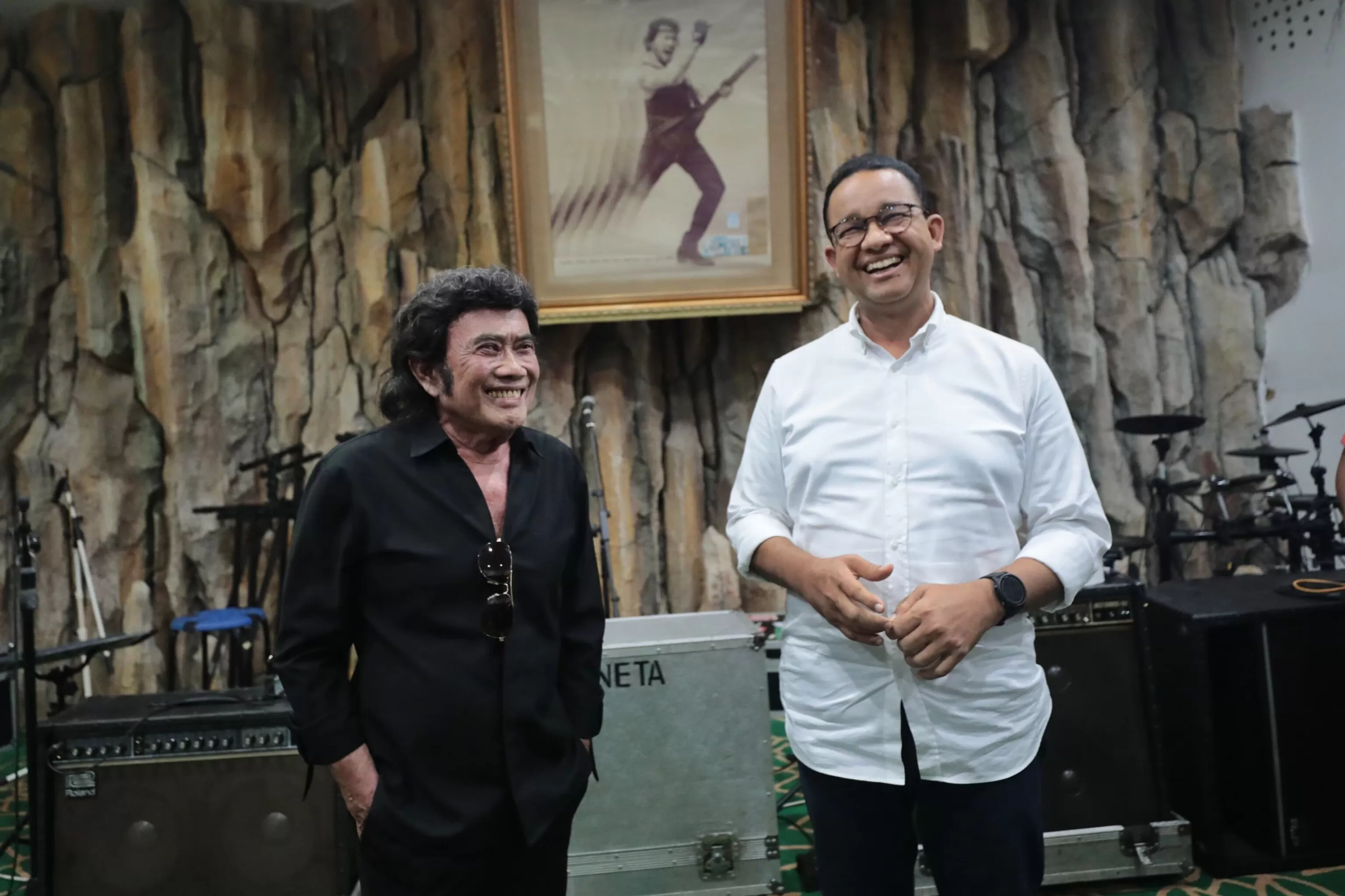 Anies Minta Doa Restu Ke Rhoma Irama