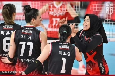 Megawati Hangestri Pertiwi, Performa Menakjubkan di Liga Voli Korea Menembus 500 Poin
