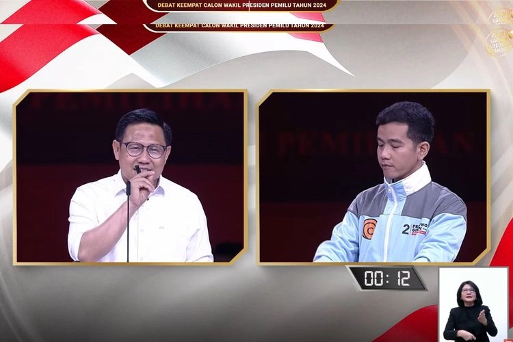 Sentil Cak Imin Saat Debat, Gibran: Enak Banget Ya, Gus, Jawabnya Sambil Baca Catatan