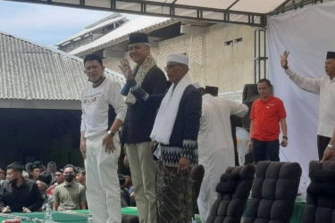Ganjar Sowan ke Ponpes di Lampung, Didoakan Menang Pilpres 1 Putaran