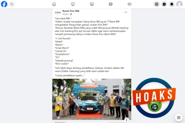 Waspada Penipuan Undian Palsu Mengatasnamakan BNI, Kenali Modusnya