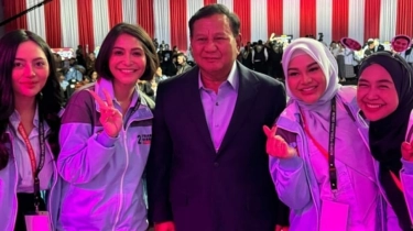 Aurel Hermansyah di Kubu Gibran saat Debat Cawapres: Ternyata Beda Pilihan Sama Bapak dan Emaknya