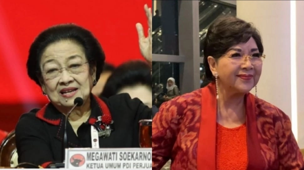 Adu Potret Awet Muda Megawati Soekarnoputri vs Titiek Puspa, Siapa yang Kelihatan Lebih Tua?