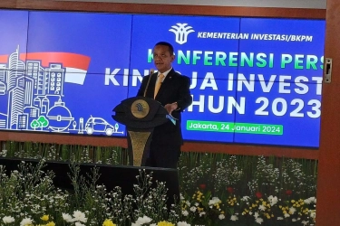 Bahlil: Realisasi Investasi 2023 Tembus Rp 1.418 Triliun, Serap 1,82 Juta Tenaga Kerja