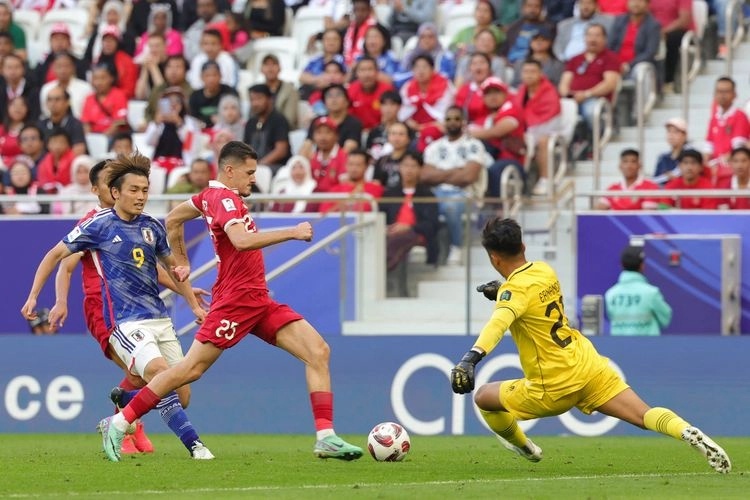 Indonesia Vs Jepang 1-3, Bomber Feyenoord Hattrick, Sandy Balas Satu Gol!