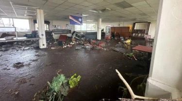 Video Viral, Markas Militer AS di Kepulauan Marshall Dihantam Gelombang Besar, Dikira Tsunami