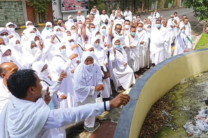 Cegah Kram di Pesawat, Manasik Haji Disisipi Materi Senam Perenggangan