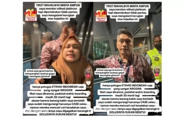 Viral Penumpang Etihad Airways Gagal Terbang karena Kelebihan Muatan Kabin, Berikut Aturan yang Sesuai