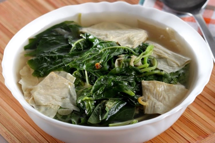 Resep Sayur Bayam Kembang Tahu, Kuah Bening untuk yang Sedang Sakit