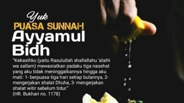 Puasa Ayyamul Bidh 25, 26, dan 27 Januari 2024, Simak Bacaan Niat dan Keutamaannya