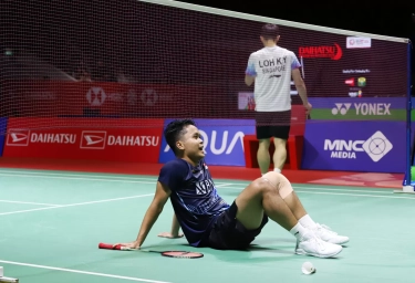 Ginting Gagal ke Final Indonesia Masters 2024, Tumbang di Tangan Pemain Kanada