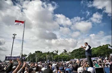 Meriah, Kampanye Akbar Anies di Bandung Didampingi JK hingga Surya Paloh