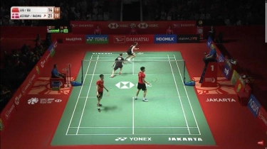 Momen Ganda China Banting Raket Gegara Gagal ke Final Indonesia Masters 2024, Kim/Anders jadi Momok