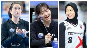 Momen Megawati Bercanda dengan Lee Da-hyeon dan Kim Da-in, Korban Spike Headshot Megatron