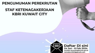 KBRI Kuwait City Buka Lowongan Kerja untuk Posisi Staf Ketenagakerjaan, Simak Syarat Pendaftarannya