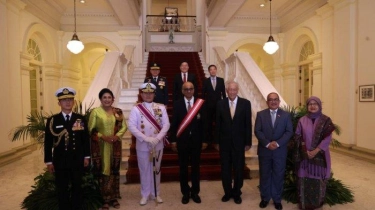 Mantan Panglima TNI Yudo Margono Terima Penghargaan Darjah Utama Bakti Cemerlang dari Singapura