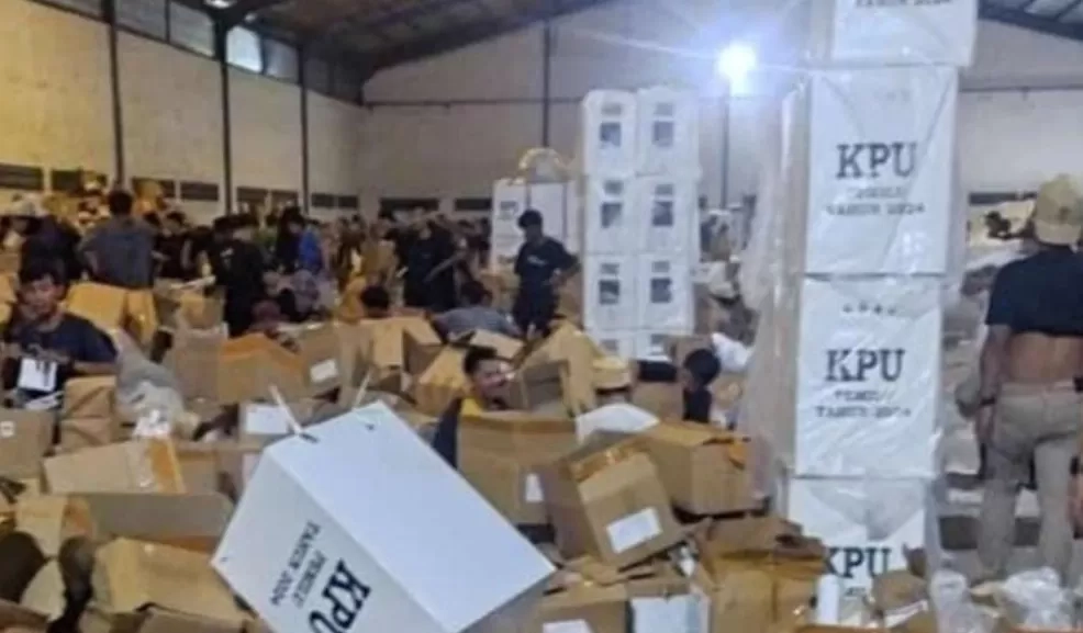 Logistik Pemilu di Gudang KPU Kabupaten Serang Berceceran, Begini Kronologinya