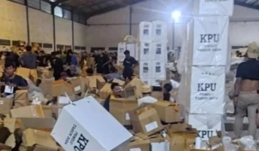 Logistik Pemilu di Gudang KPU Kabupaten Serang Berceceran, Begini Kronologinya