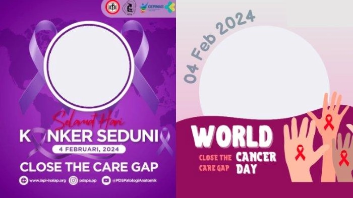 30 Link Twibbon Hari Kanker Sedunia 2024, Beserta Cara Membuatnya