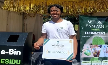 Mahasiswa Universitas Ma Chung, Ciptakan Inovasi Tempat Sampah Berbasis IOT dan Memenangkan Kompetisi Ideation Startup
