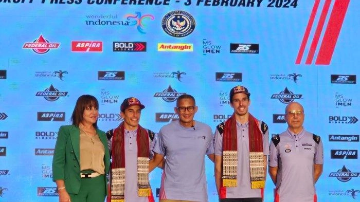Dijejali Sponsor Indonesia, Gresini Racing Didoakan Menparekraf Sandiaga Uno Berjaya di MotoGP 2024