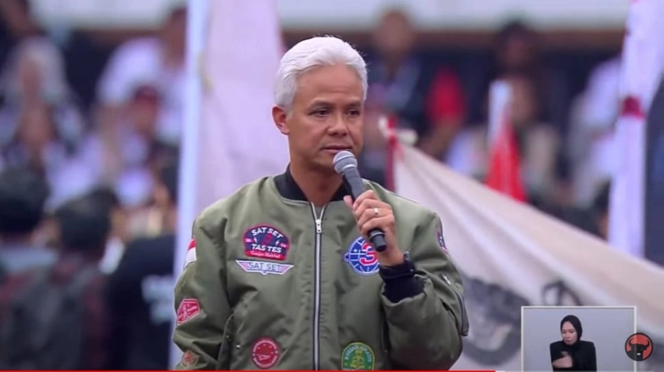 Persiapan Debat Terakhir, Ganjar Pranowo Sarapan Mie Ayam Usai Lari Pagi
