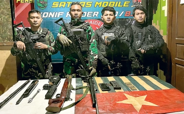 Satgas Damai Cartenz Baku Tembak dengan KKB, 1 Anggota Separatis Teroris Tewas, 2 Ditangkap