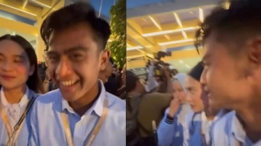 Raffi Ahmad Pergoki Pratama Arhan Dukung Langsung Prabowo, Ekspresi Suami Azizah Malu-malu Kucing