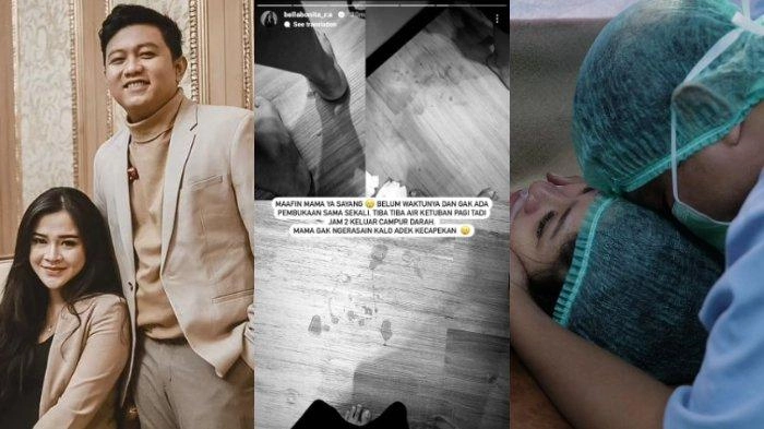 Kronologi Bella Bonita Melahirkan Putri Pertamanya, Alami Pecah Ketuban Bercampur Darah: Maafin Mama