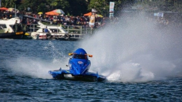 Danau Toba Jadi Lokasi Ajang Balap Perahu Motor Internasional F1Powerboat Awal Maret
