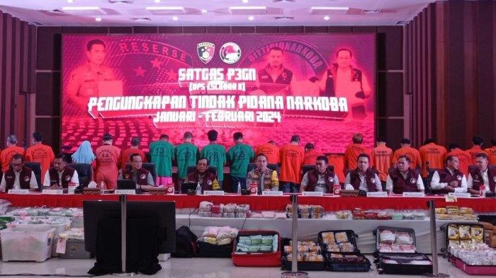 Lebih 17 Ribu Tersangka Kasus Narkoba Ditangkap Satgad P3GN dalam Kurun Waktu 5 Bulan