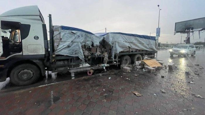 Truk Bantuan Kemanusiaan PBB untuk Gaza Diserang Militer Israel